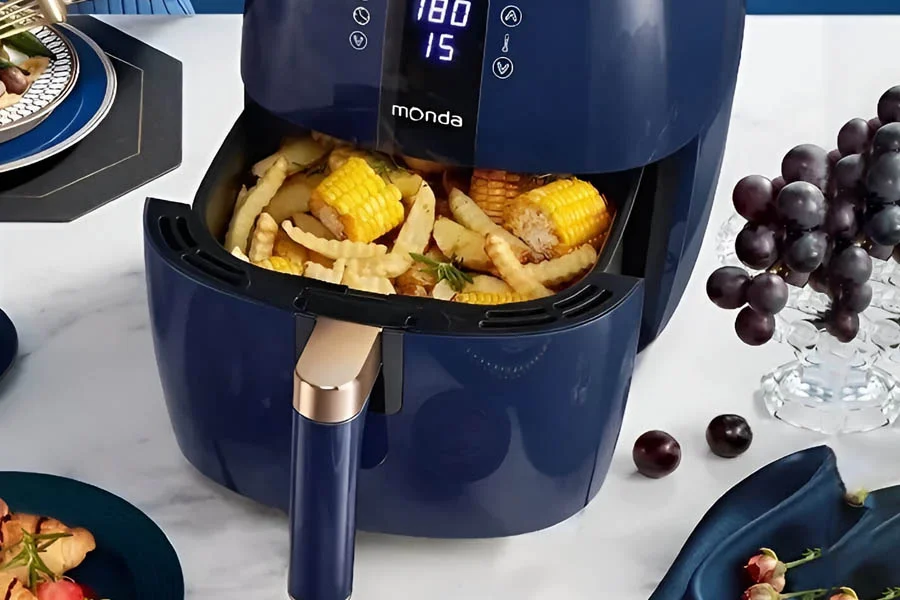 using the air fryer